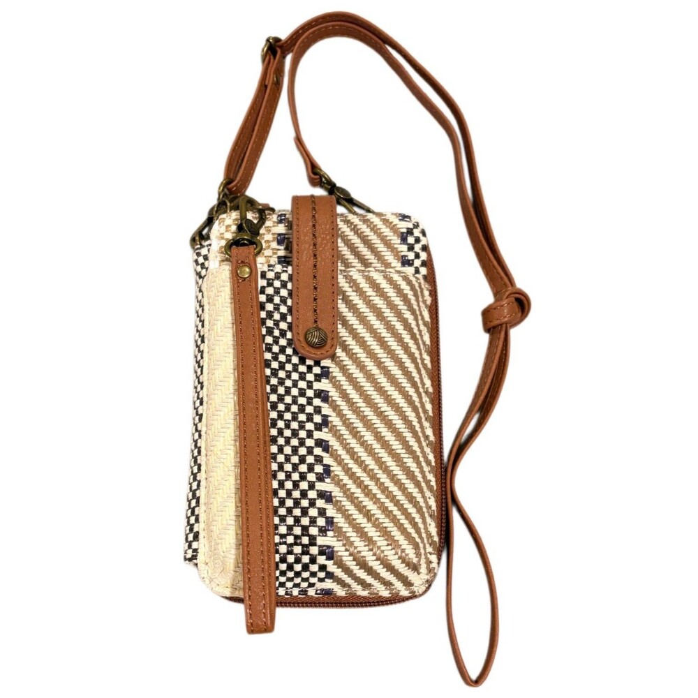 Sakroots Salinas Smartphone Crossbody Tobacco Batik World Woven
